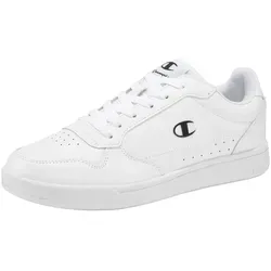 Champion NEW COURT Sneaker in Weiß 39 EU - Sportliche Sneaker mit niedrigem Schnitt, aus robustem Synthetik und leicht profiliertem Gummi-Laufsohlenmaterial für optimalen Komfort und Halt.