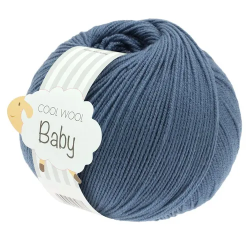 LANA GROSSA COOL WOOL BABY Häkelwolle, 220 m (besonders geeignet für Babystricksachen), 50 g