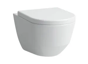 LAUFEN Pro Wand-WC-Flachspüler mit geschlossenem Spülrand von LAUFEN