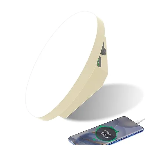 Campinglaterne, tragbar, 9900 mAh, Powerbank, 2000 lm, Zelt, wiederaufladbar, IP65, wasserdicht, LED, Camping, Arbeit, Jagd, Angeln, Wandern, Notfall, Panne