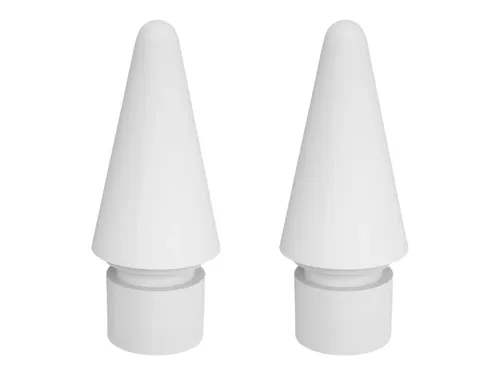 DEQSTER Aktive Stylusspitze - extra feine Spitze - weiß (Packung mit 2)
