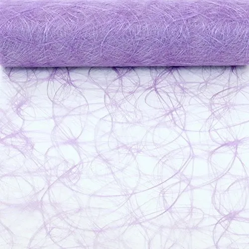 Sizoweb Tischband Flieder 25 Meter lang 20cm breit