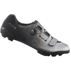 Shimano RX801 M GRAVEL CW 42 Silber - Hochwertige Fahrradschuhe - Fahrradcomputer, ideal für Gravel-Biking, mit perfekter Passform und exzellenter Kraftübertragung für optimale Leistung.