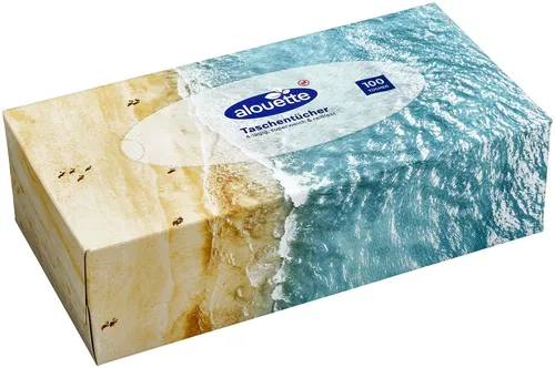 alouette Taschentücherbox 4-lagig, weiß 4068134043290