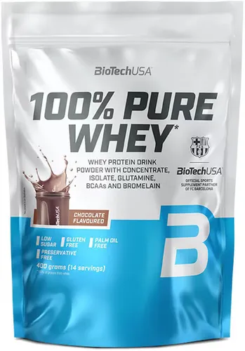 BioTech USA 100% Pure Whey, 400 g Beutel, Schokolade