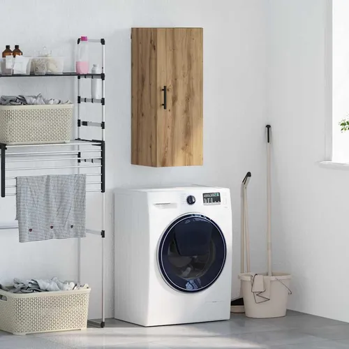 vidaXL Wandschrank Artisan-Eiche 34,5 x 34 x 90 cm