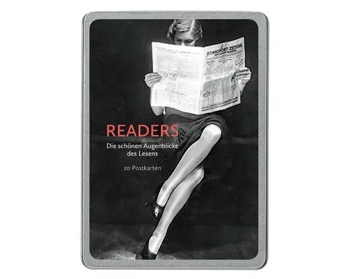 Postkarte Readers: Die schönen Augenblicke des Lesens