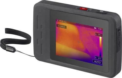 VOLTCRAFT Wärmebildkamera WBP-160 - Taschenformat Wärmebildkamera für präzise Temperaturmessung, ideal für elektrische Anlagen und Gebäudefassaden. Mit WiFi-Datenübertragung und Doppelfunktion als optische Kamera.