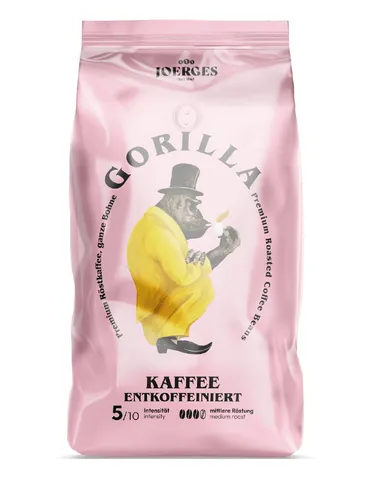 Gorilla Kaffee Entkoffeiniert 1kg