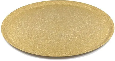 KOZIOL Speiseteller CONNECT PLATE Ø 25,5 cm - 4er Set - Speiseteller aus biozirkulärem Material, spülmaschinengeeignet und melaminfrei, ideal für Haushalt und Party, Made in Germany.