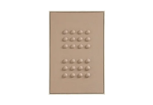 Mica Decorations Wanddekoobjekt Dunkelbraun 60x40 cm - Die stilvolle Wanddekoration von Mica Decorations bringt Wärme und Struktur in jeden Raum und setzt moderne Akzente.