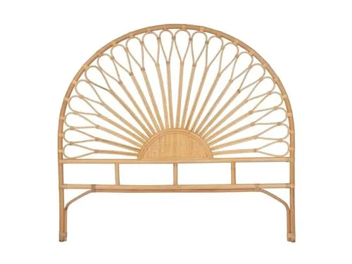 Vente-unique Bettkopfteil SOLIA - Rattan 140 cm - Kopfenden aus hochwertigem Rattan in Naturfarben, ideal für eine stilvolle Schlafzimmergestaltung. Einfache Wandmontage und hohe Kundenzufriedenheit!