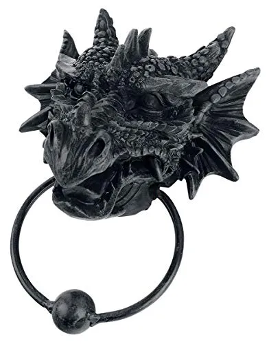 Nemesis Now Türklopfer Dragon 23,5cm schwarz von Nemesis Now