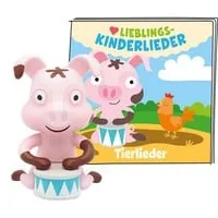 tonies Hörfiguren - Lieblings-Kinderlieder Tierlieder für Toniebox, 22 tierisch gute Songs, Spielzeit 53 Minuten, ideal für Kinder ab 3 Jahren