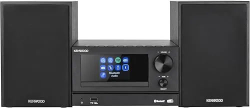 Kenwood M-7000S - Hi-Fi System mit WLAN, Bluetooth und CD Player, kraftvolle 2x 30 W für perfekten Sound