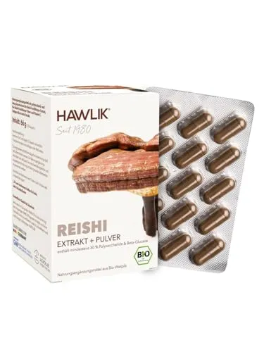 BIO REISHI Extrakt+Pulver Kapseln 120 St
