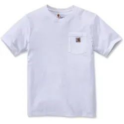 Carhartt Herren K87 Pocket S/S T-Shirt, Weiß, S von Carhartt