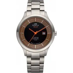 UMR RUHLA Herren-Armbanduhr 95951M - Titan, Solar, 10 bar - Armbanduhren für Herren mit modernem Design, robustem Titangehäuse und effizientem Solaruhrwerk. Wasserdicht bis 10 bar und kein Batteriewechsel nötig - ideal für stilbewusste Männer.