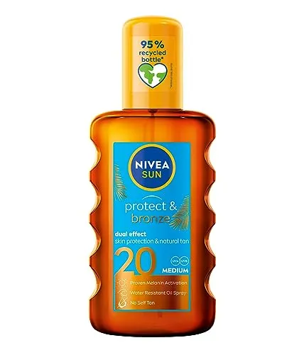 NIVEA SUN Protect & Bronze Sonnenöl SPF 20, 200ml