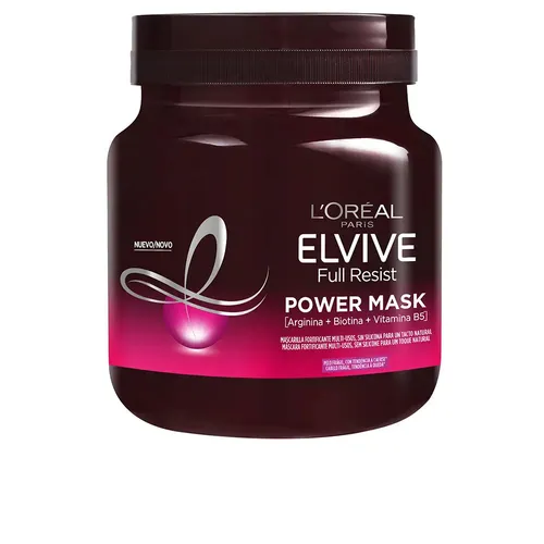 L'ORÉAL Elvive Masca Full Resist 680ml Haarkur - Intensive Haarkur für strapaziertes Haar, stärkt die Haarstruktur und sorgt für langanhaltenden Schutz und Geschmeidigkeit.