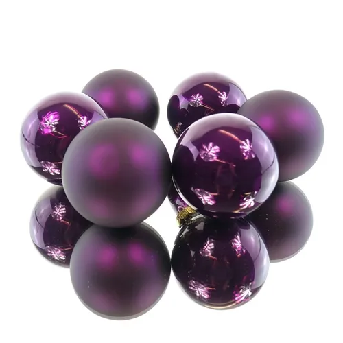 Weihnachtskugel-Box FEIGE D 8 cm lila in lila von Sonstige