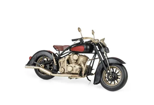 Moritz Dekoobjekt Blech-Deko Motorrad rot schwarz von Moritz