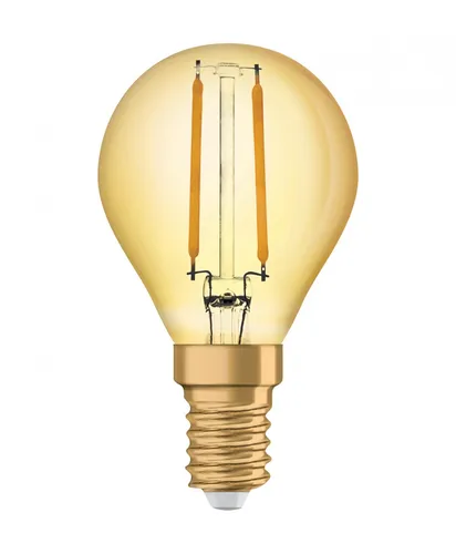 Osram LED Filament P45 Tropfen Vintage 1906 2,5W = 22W E14 Gold extra warmwei 2400K