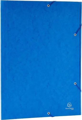 EXACOMPTA Eckspannermappe DIN A3 Karton blau