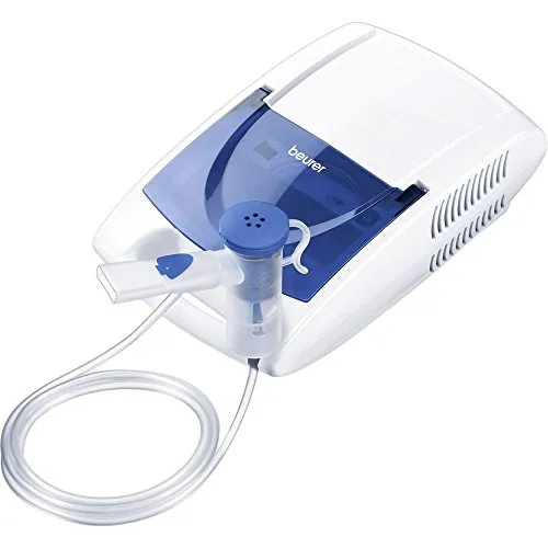 Beurer IH 21 Inhalator | Inhalationsgerät mit Mundstück, Nasenstück, Erwachsenen- und Kindermaske, zur Behandlung der oberen und unteren Atemwege