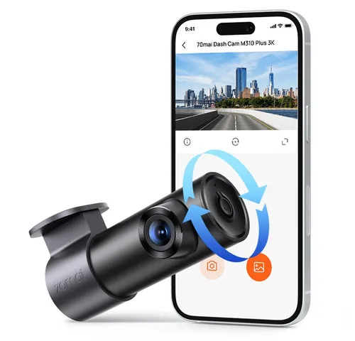 70mai M310 Plus 3K Dashcam mit WLAN und 130° Weitwinkel - Erleben Sie eine durchgehende Aufzeichnung mit der 70mai M310 Plus 3K Dashcam. Dank der Schleifenaufzeichnung und der intelligenten Sprachsteuerung bleibt Ihre Fahrt sicher und komfortabel.