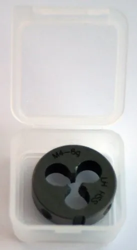 Schneideisen M4x0,7 HSS Schneidrad Schneidkluppe Kluppe Gewindeschneider DIN 223 Linksgewinde