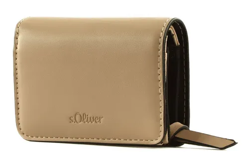 s.Oliver Portemonnaie - Damen-Geldbörsen aus Leder-Optik mit Druckknopf, kompakte Maße von 10 x 7,5 x 2,5 cm für stilvolle Aufbewahrung.