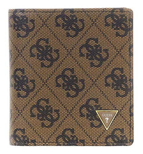 GUESS Mito Small Billfold Wallet mit Münzfach – Geldbörse Coffee - Herren Geldbörse in Braun mit Logo-Akzenten. Praktisches Münzfach und Platz für Kreditkarten. Hochwertiges Leder sorgt für Langlebigkeit und Stil.
