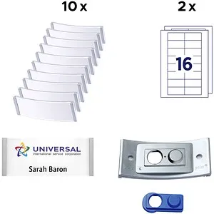 AVERY Zweckform Magnet-Namensschilder 8,0 x 3,4 cm von Avery Zweckform