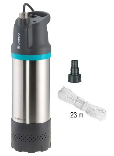 Gardena 01773-61 Tauch-Druckpumpe 6100/5 inox automatic - Hochwertige Tauch-Druckpumpe für effiziente Bewässerung, mit automatischer Abschaltung und rostfreiem Edelstahlgehäuse, ideal für Garten und Haus.