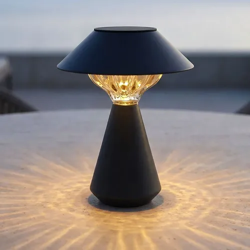GLOBO LIGHTING LED Außen-Tischleuchte – Solarlampe für den Garten - Elegante Außen-Tischleuchte in Anthrazit, ideal für den Garten. Wetterfest (IP44) und energieeffizient, sorgt für stimmungsvolle Beleuchtung bei Nacht.