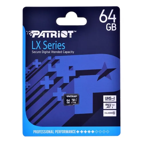 Patriot Memory PSF64GMDC10 Speicherkarte 64 GB MicroSDXC UHS-I Klas 814914027981