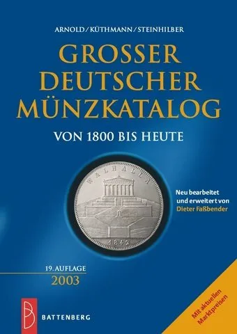 Großer deutscher Münzkatalog von 1800 bis heute