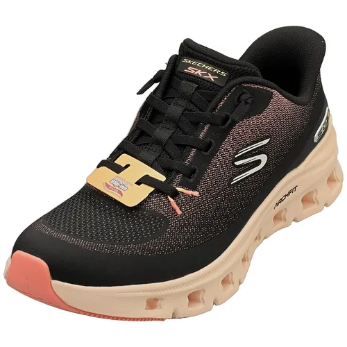 Skechers Damen Sneaker Schwarz Größe 41 - Stylische Sneaker aus Synthetik, bequem mit flachem Absatz und ideal für den Alltag. Perfekt für modebewusste Frauen!