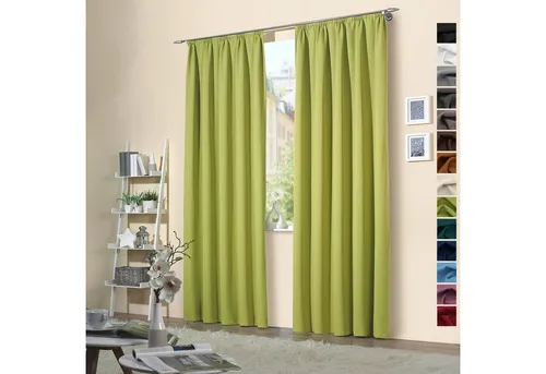 heimtexland Verdunkelungsvorhang in grün von Heimtexland