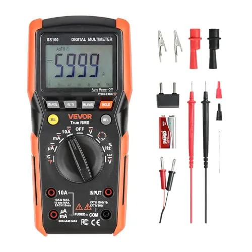 VEVOR Digitalmultimeter 6000-Count TRMS