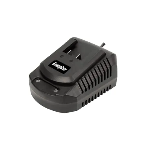 Energizer Batterieladegerät 220–240 V – 2,2 A – Kompatibel mit 20-V-Lithium-Ionen-Batterien – Kompakt, schnell und effizient