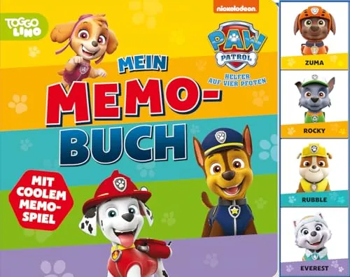 PAW Patrol Mein Memo-Buch: Mit 40 Memo-Karten! Für Kinder ab 3 Jahren