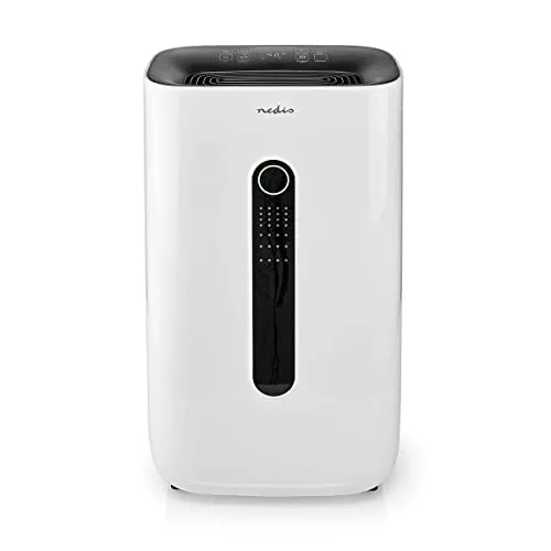 nedis DEHU20WTW - 20L Entfeuchter, reduziert Schimmelbildung und sorgt für optimale Luftfeuchtigkeit in Ihrem Zuhause