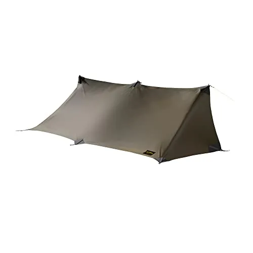 Tatonka Tarp Wing 1 LT - Ultraleichtes Outdoor-Tarp - Zeltplanen aus hochreißfestem, silikonbeschichtetem Polyamid mit 3000 mm Wassersäule. Ideal für Trekking und Camping, inklusive Abspannleinen und Packbeutel.