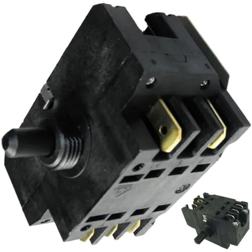 Whirlpool - Ersatzteil - Schalter 7 Positionen ego - - smeg, electrolux, fagor, aeg, siemens, vedette, 2I marchi, scholtes, juno, ariston hotpoint,