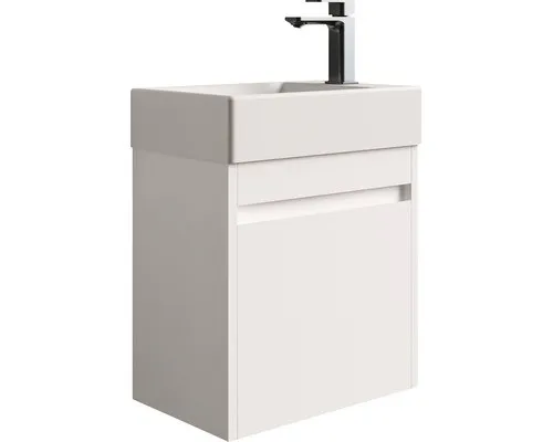 form&style Badmöbel-Set Avellino BxHxT 45 x 54 x 28 cm Frontfarbe weiß matt mit