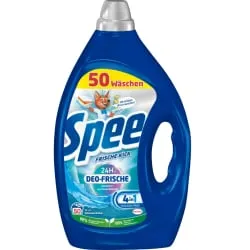 Henkel AG & Co. KGaA Spee Gel Frischekick 24H Deo-Frische Vollwaschmittel, 50 WL, Waschmittel für saubere Wäsche und frische Kick, 2,25 Liter - Flasche S50FK