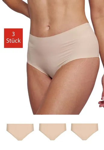 SNOCKS Hipster High Waist Panties Seamless (3-St., 3 Stück) ohne Nähte, unsichtbar unter deiner Kleidung