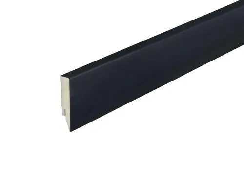 Schwarze Sockelleiste Fußleiste 250 cm von PROFI - Dekorative Sockelleiste in elegantem Schwarz für einen stilvollen Abschluss. Ideal für Holzfußböden, einfach zu montieren und sorgt für ein sauberes Finish.